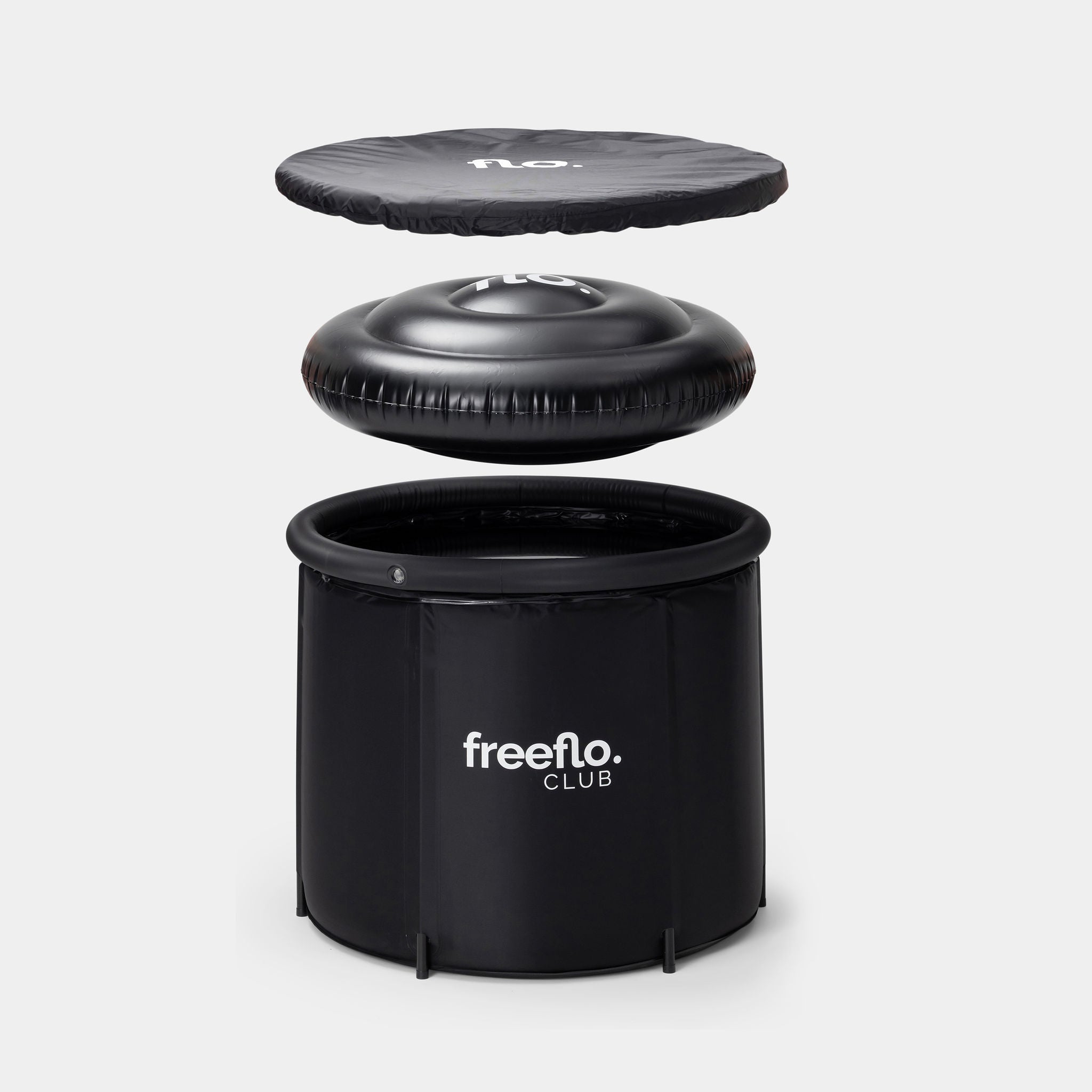 Freeflo Club Flo Pod Pro Ice Bath – premium 420L insulated tub for cold therapy and recovery.
