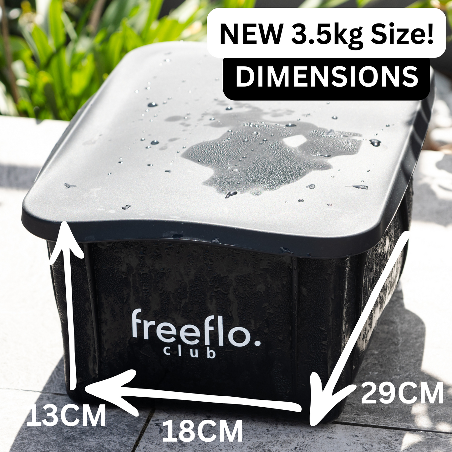 Freeflo Club XL Ice Block Tray Dimensions