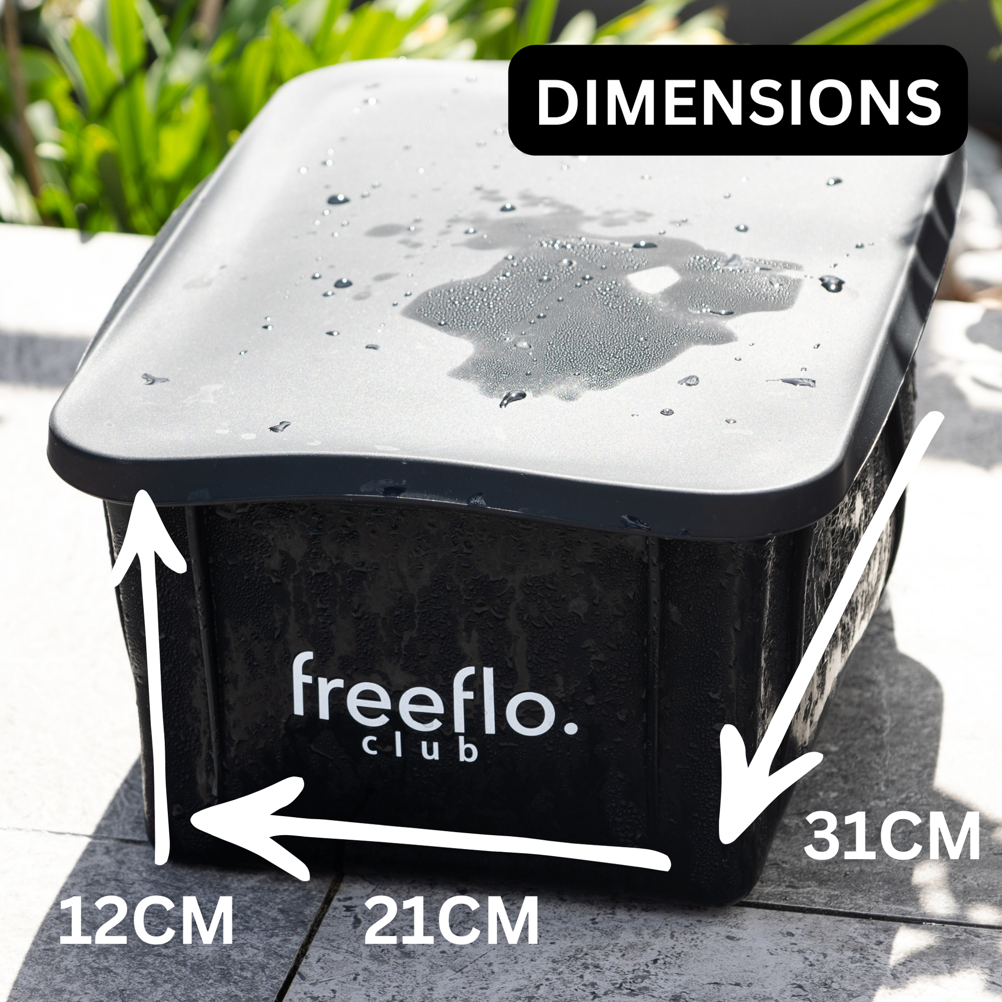 Freeflo Club Large Ice Block Tray Dimensions