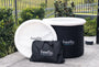 ICEMAN POD portable ice bath with airtight thermal PVC lid and carry bag