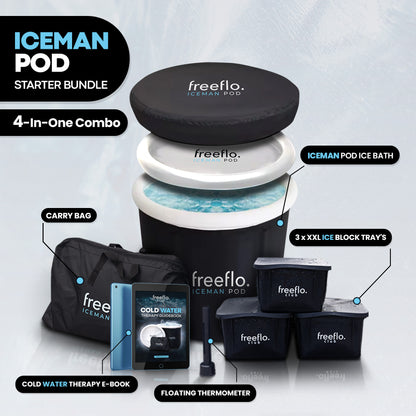 ICEMAN POD Starter Bundle. Best Ice Bath in Australia for Beginners.